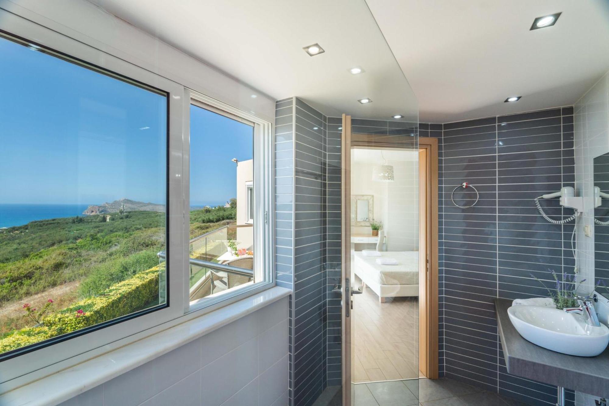 Villa Ariella With Sea View Agia Marina 外观 照片