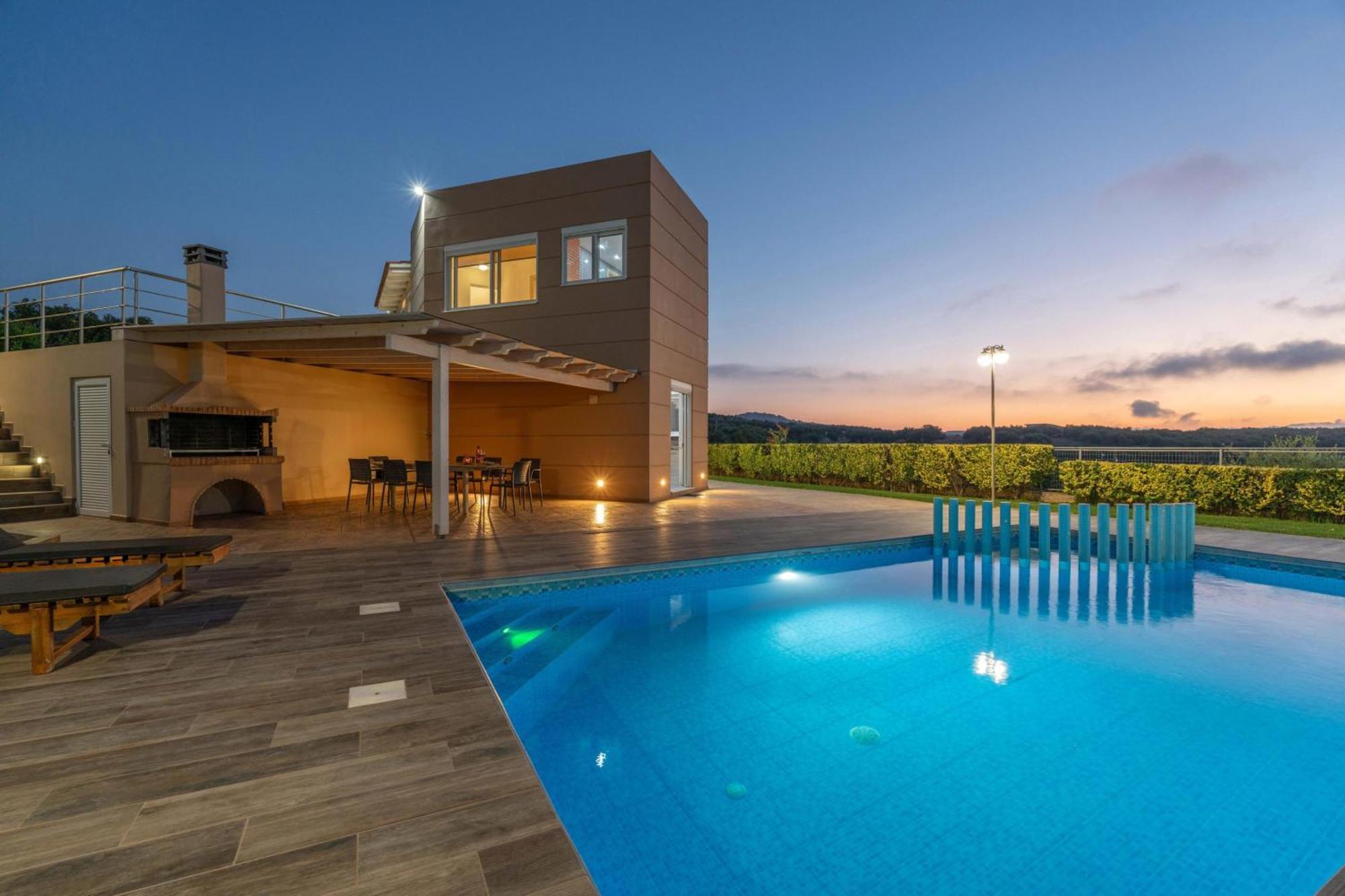 Villa Ariella With Sea View Agia Marina 外观 照片