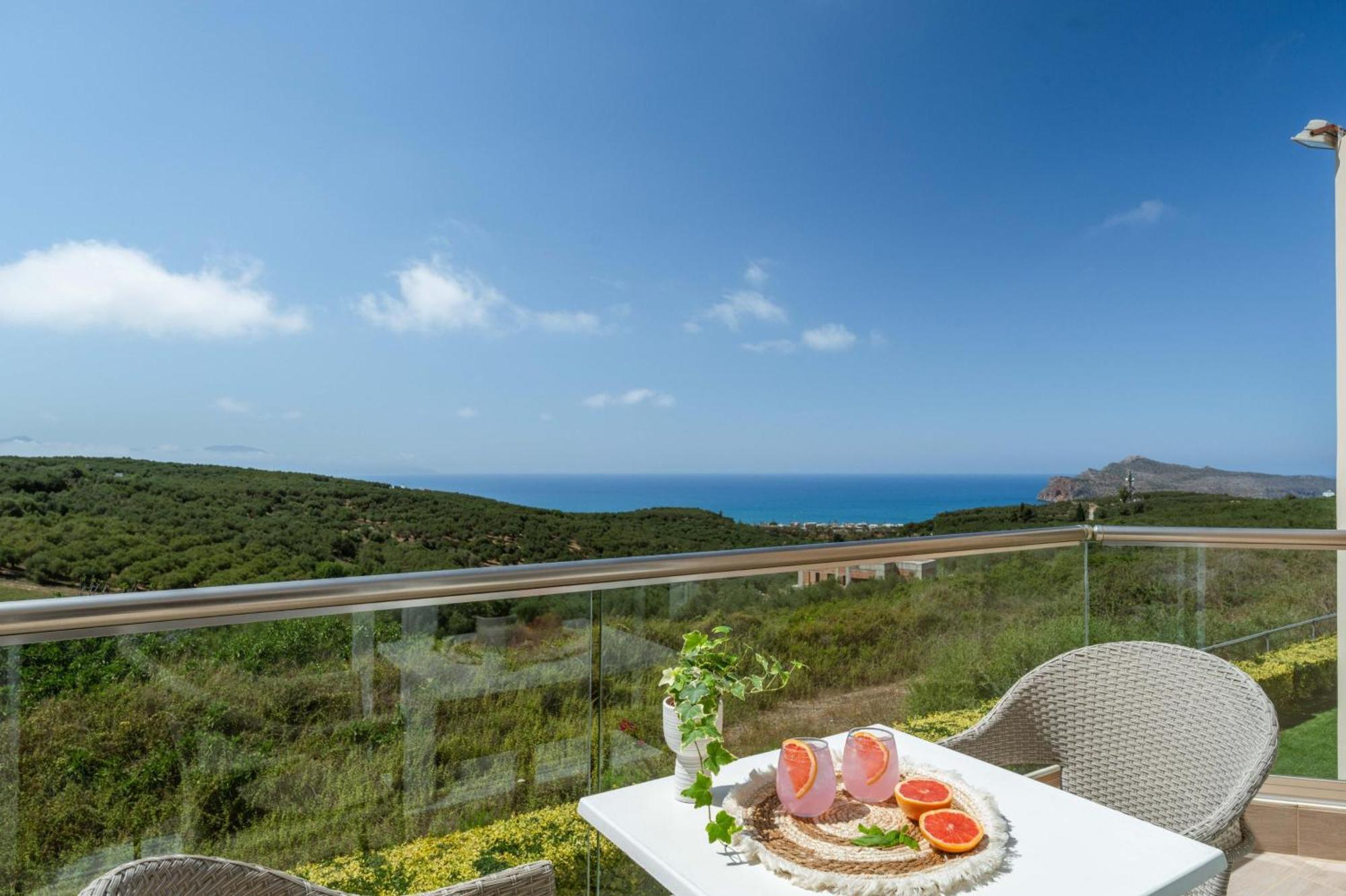 Villa Ariella With Sea View Agia Marina 外观 照片