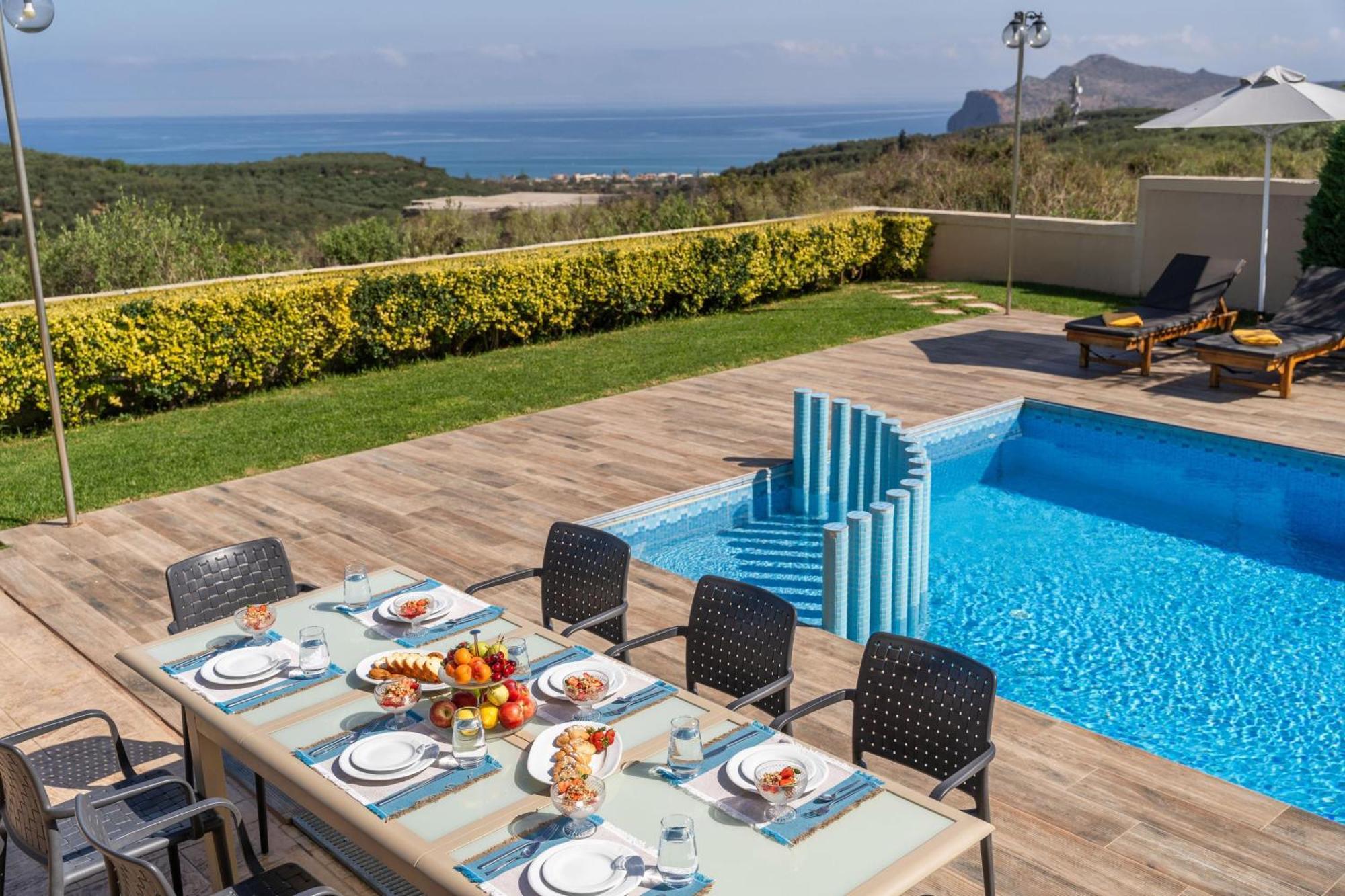 Villa Ariella With Sea View Agia Marina 外观 照片