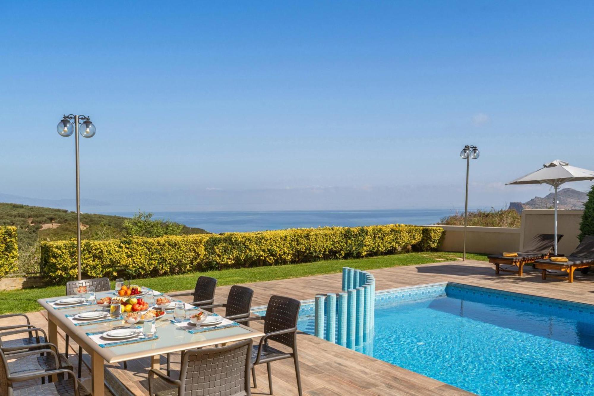 Villa Ariella With Sea View Agia Marina 外观 照片