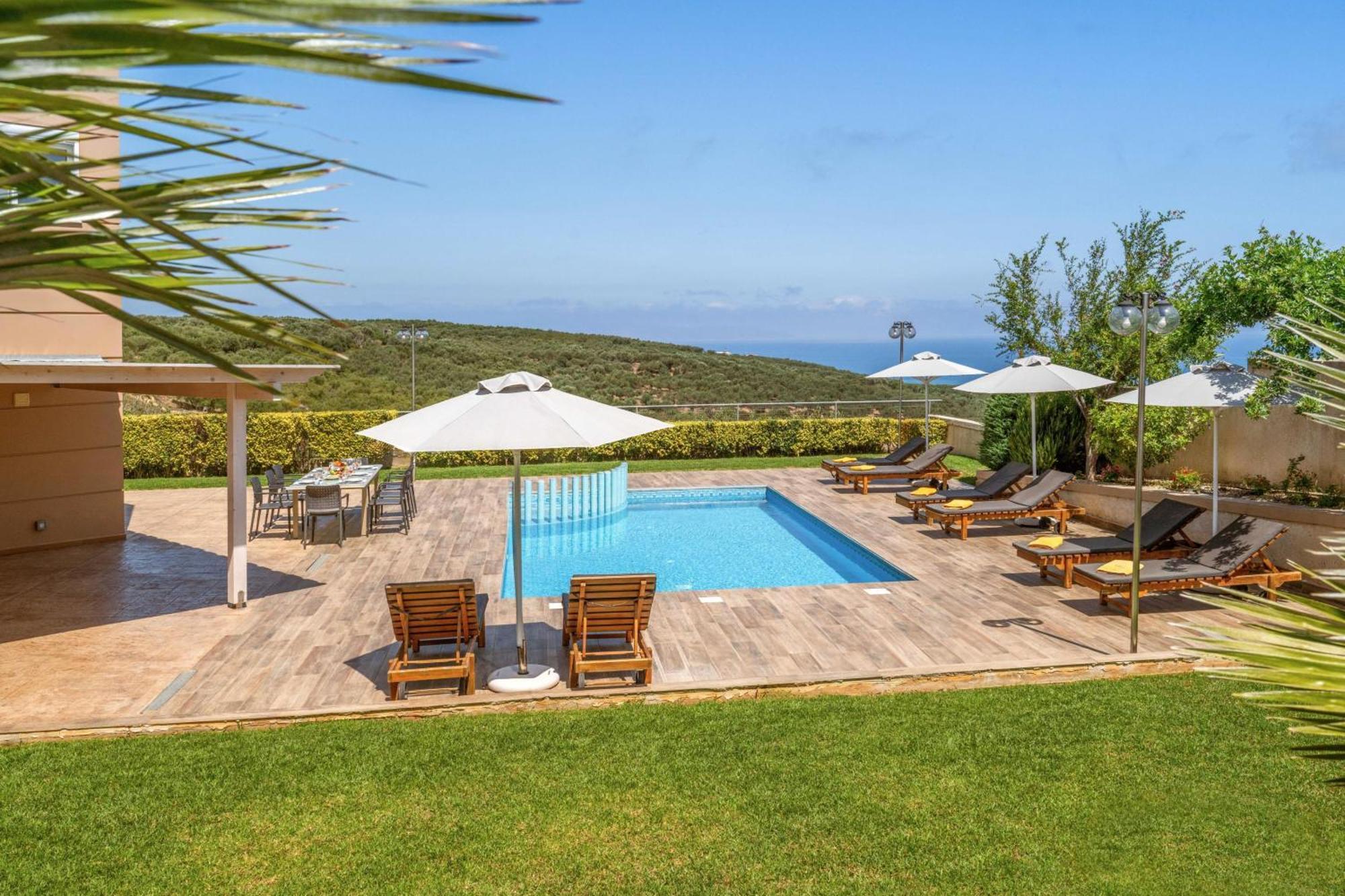 Villa Ariella With Sea View Agia Marina 外观 照片