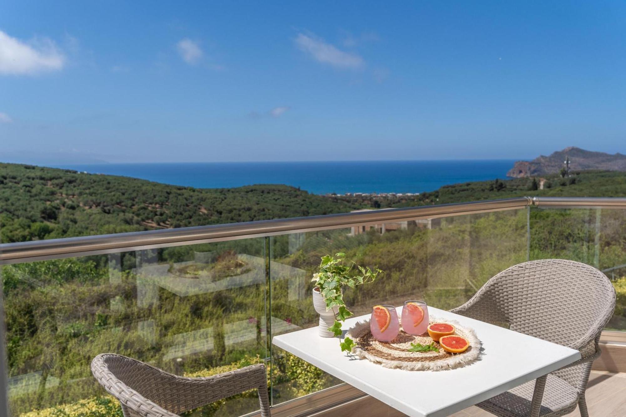 Villa Ariella With Sea View Agia Marina 外观 照片