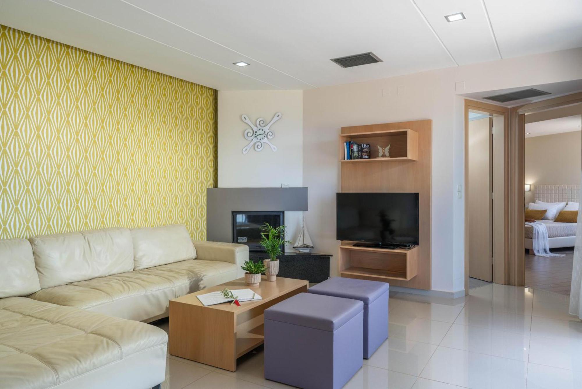 Villa Ariella With Sea View Agia Marina 外观 照片