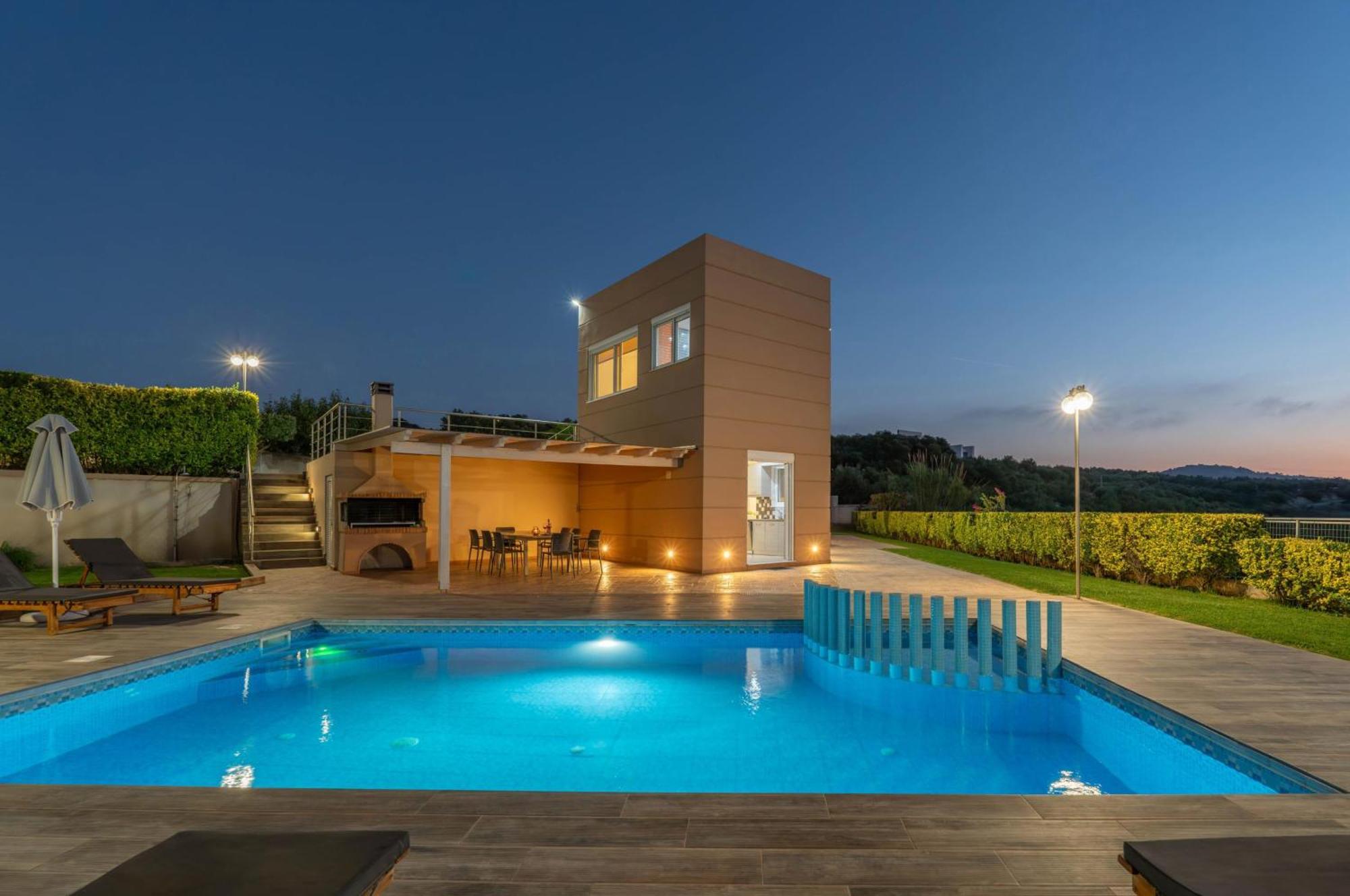 Villa Ariella With Sea View Agia Marina 外观 照片