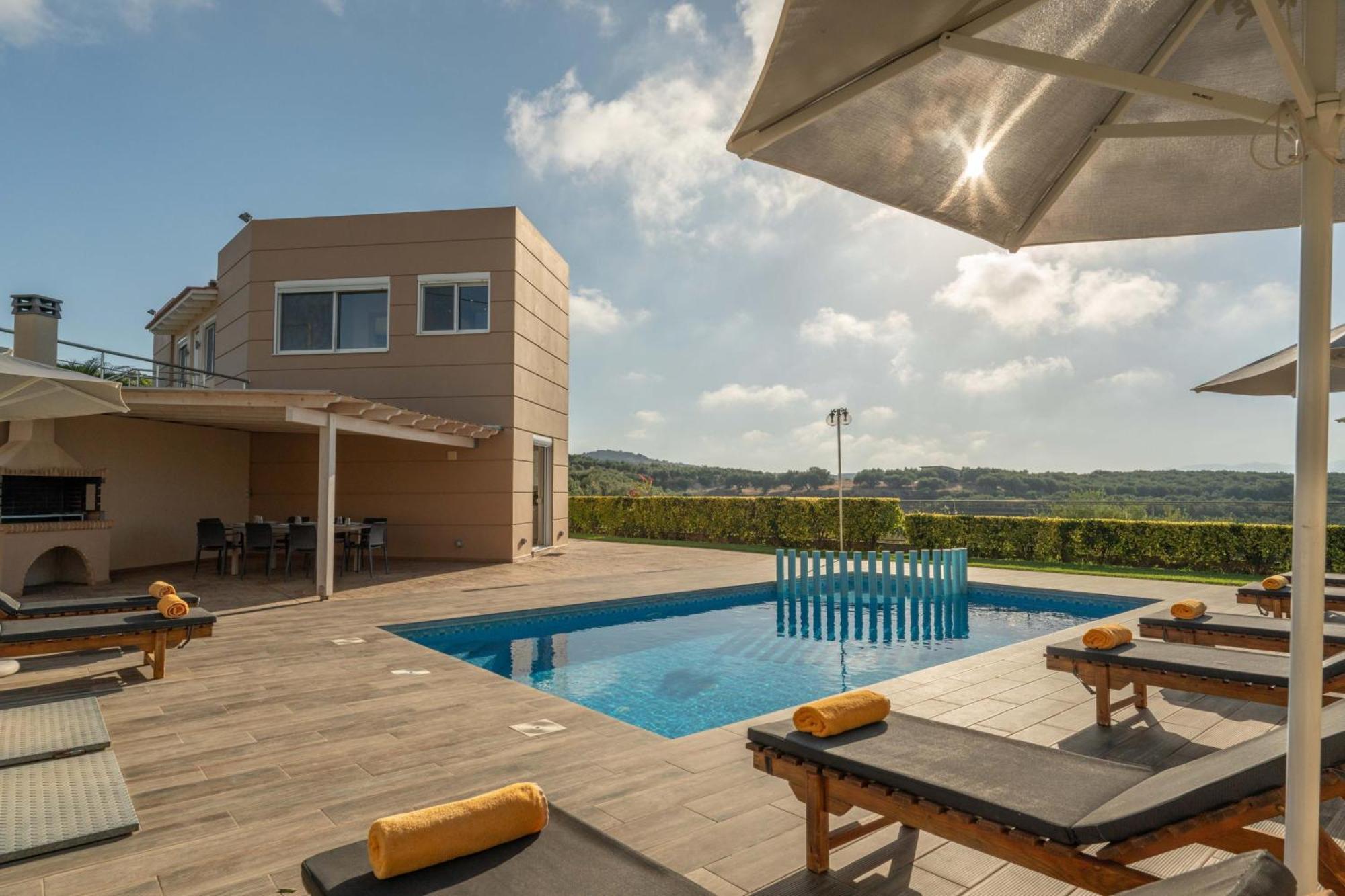 Villa Ariella With Sea View Agia Marina 外观 照片